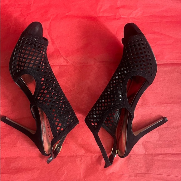 Madden Girl Black Cutout Heels - Picture 8 of 8